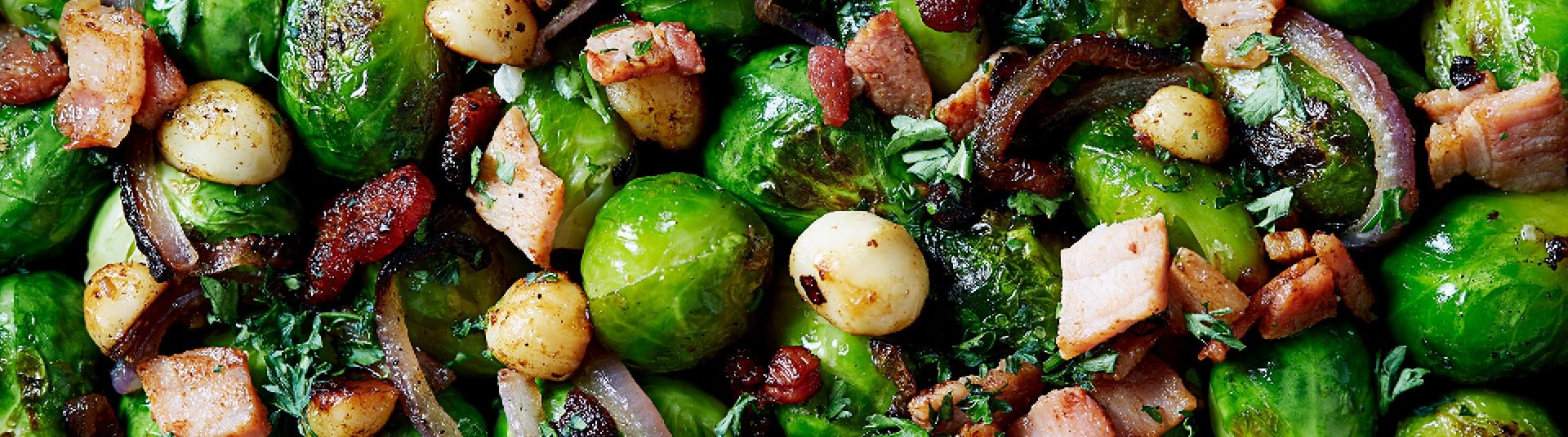 Dromona’s Buttery Bacon Sprouts
