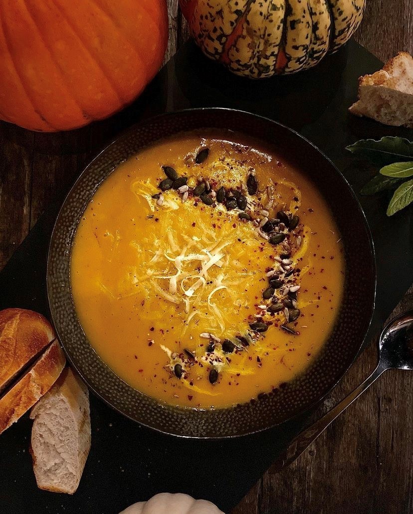 Rom’s Squash & Cheddar Soup