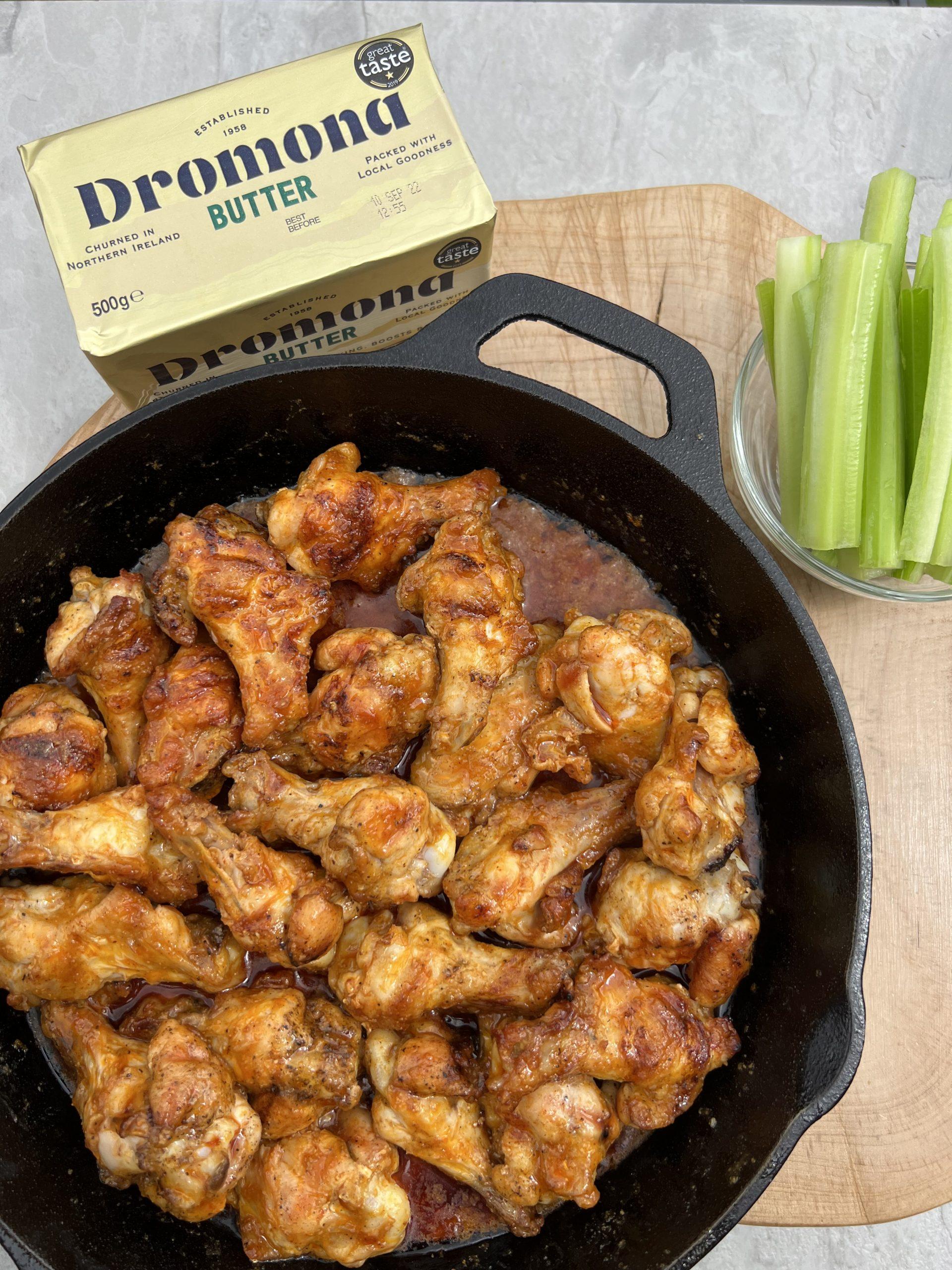 Grilled Chicken Wings with Buffalo Sauce @Belfast_Undercover_Chef