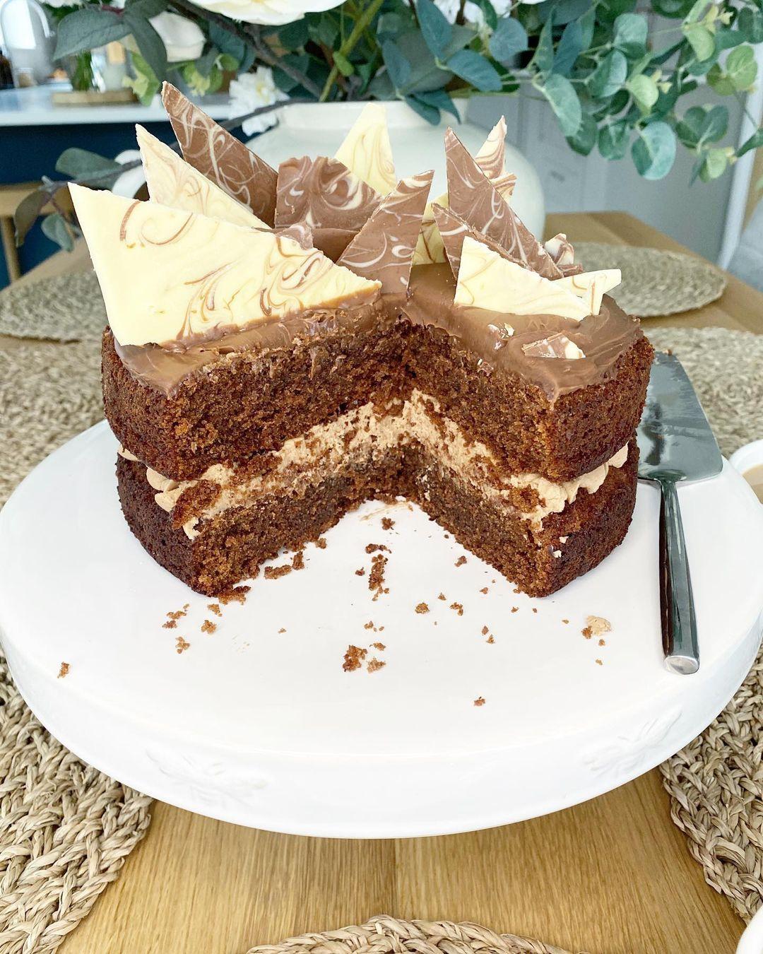 Chocolate Fudge Cake @throughthekeyhole19