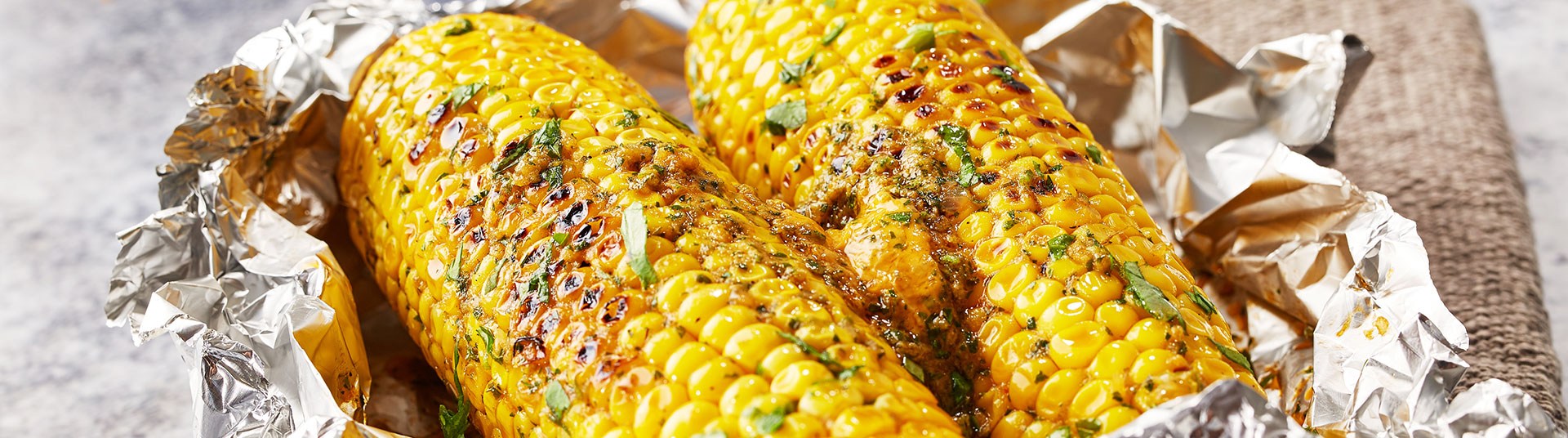 BBQ Butter-Rubbed Corn