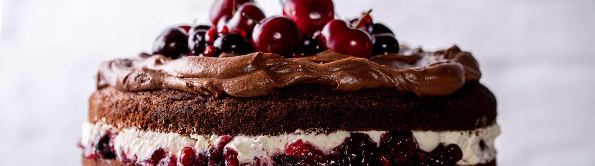 Devilishly Dark Forest Gateau