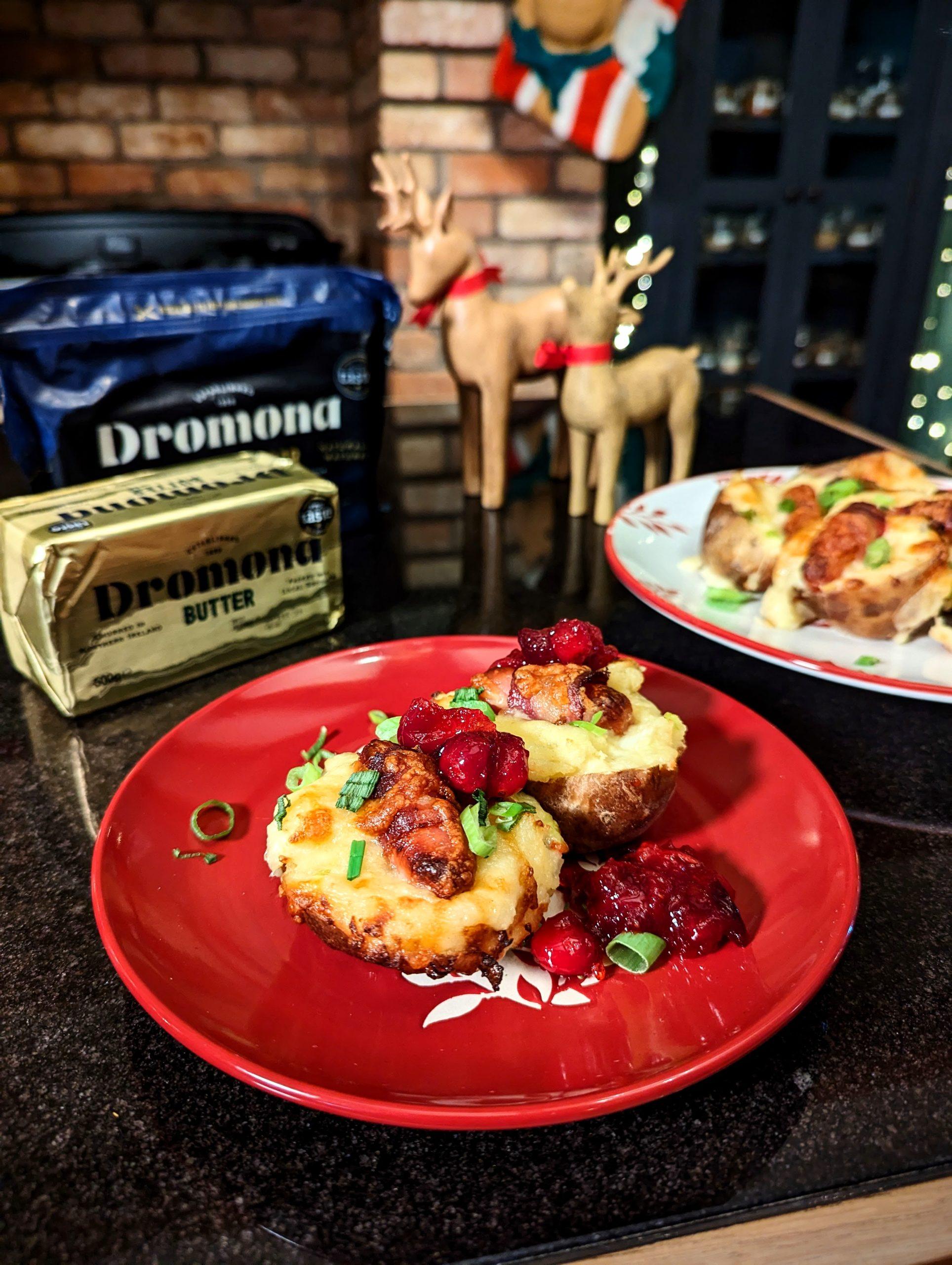 Festive Loaded Potato Skins @tantrumsandsaucepans