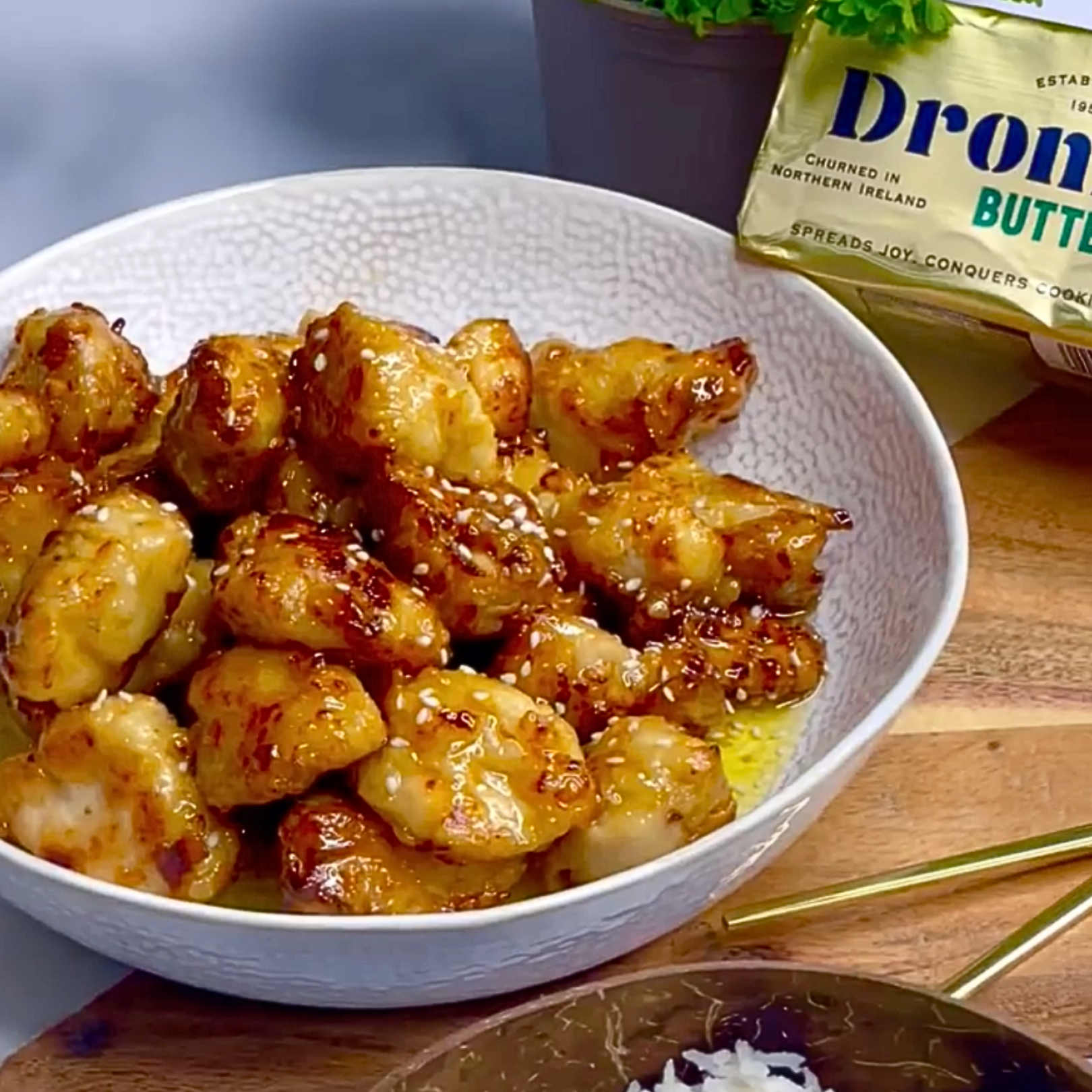 Air Fryer Honey Butter Chicken @BoredofLunch