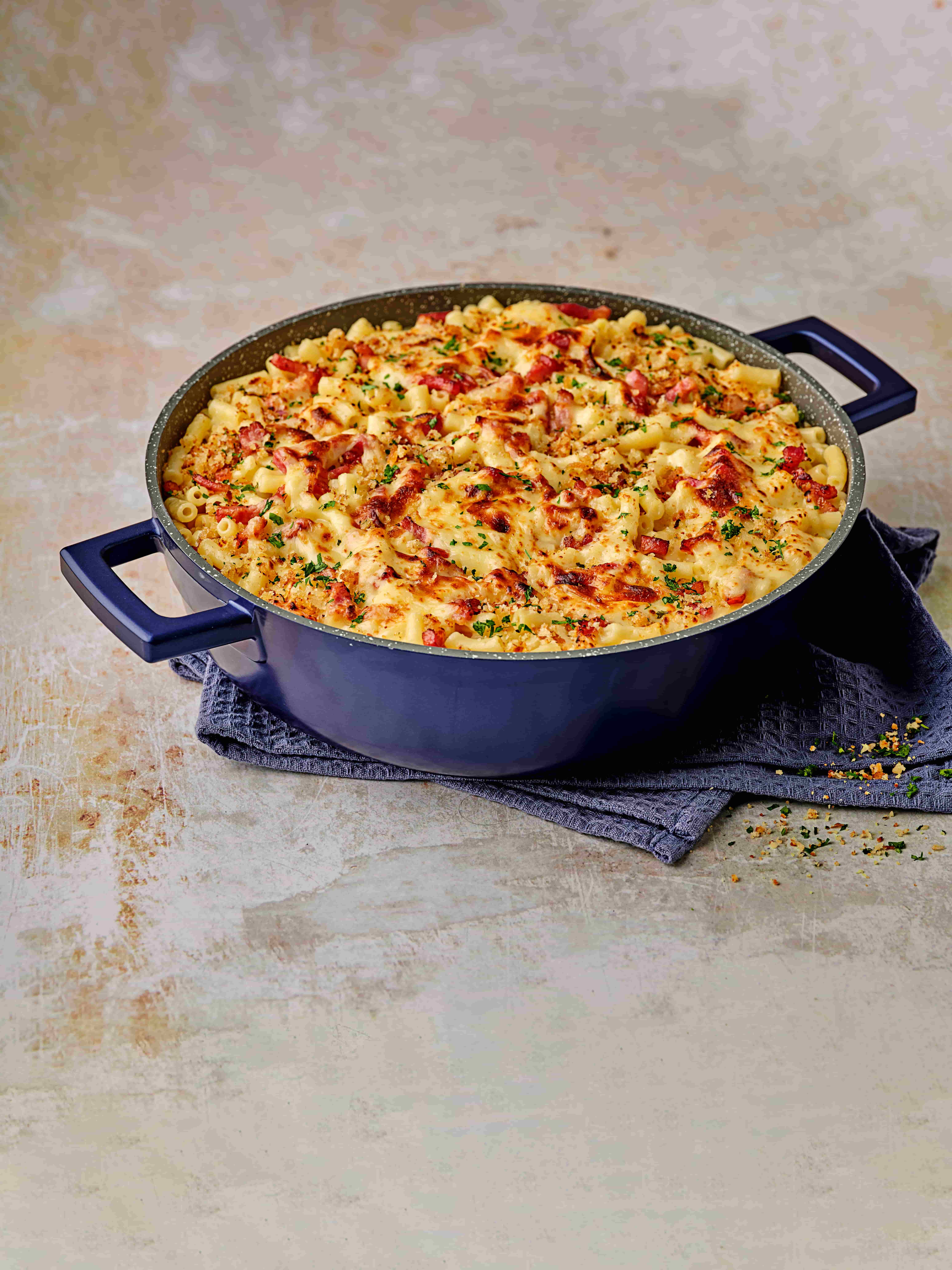 Mac & Cheese with Crispy Pancetta
