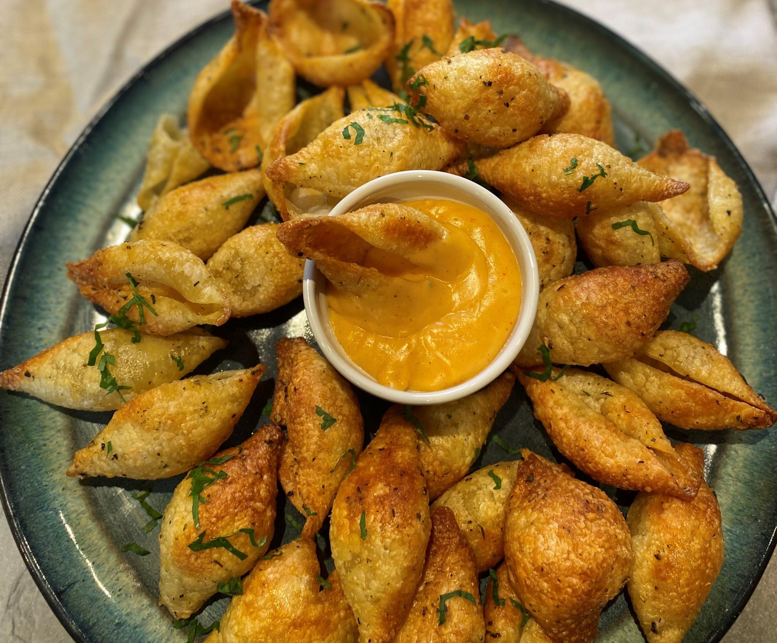 Cheesy Pasta Chips by Darragh