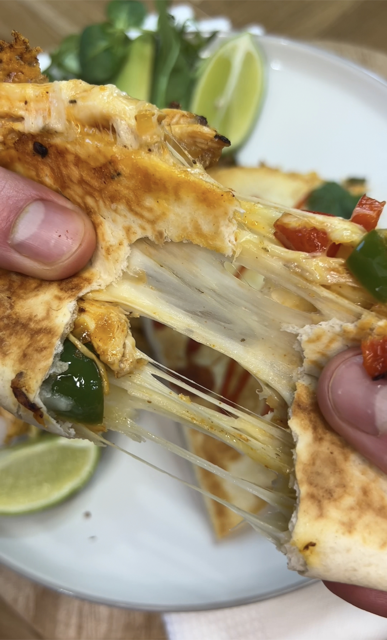 Darragh’s Chicken Cheesy Quesadillas