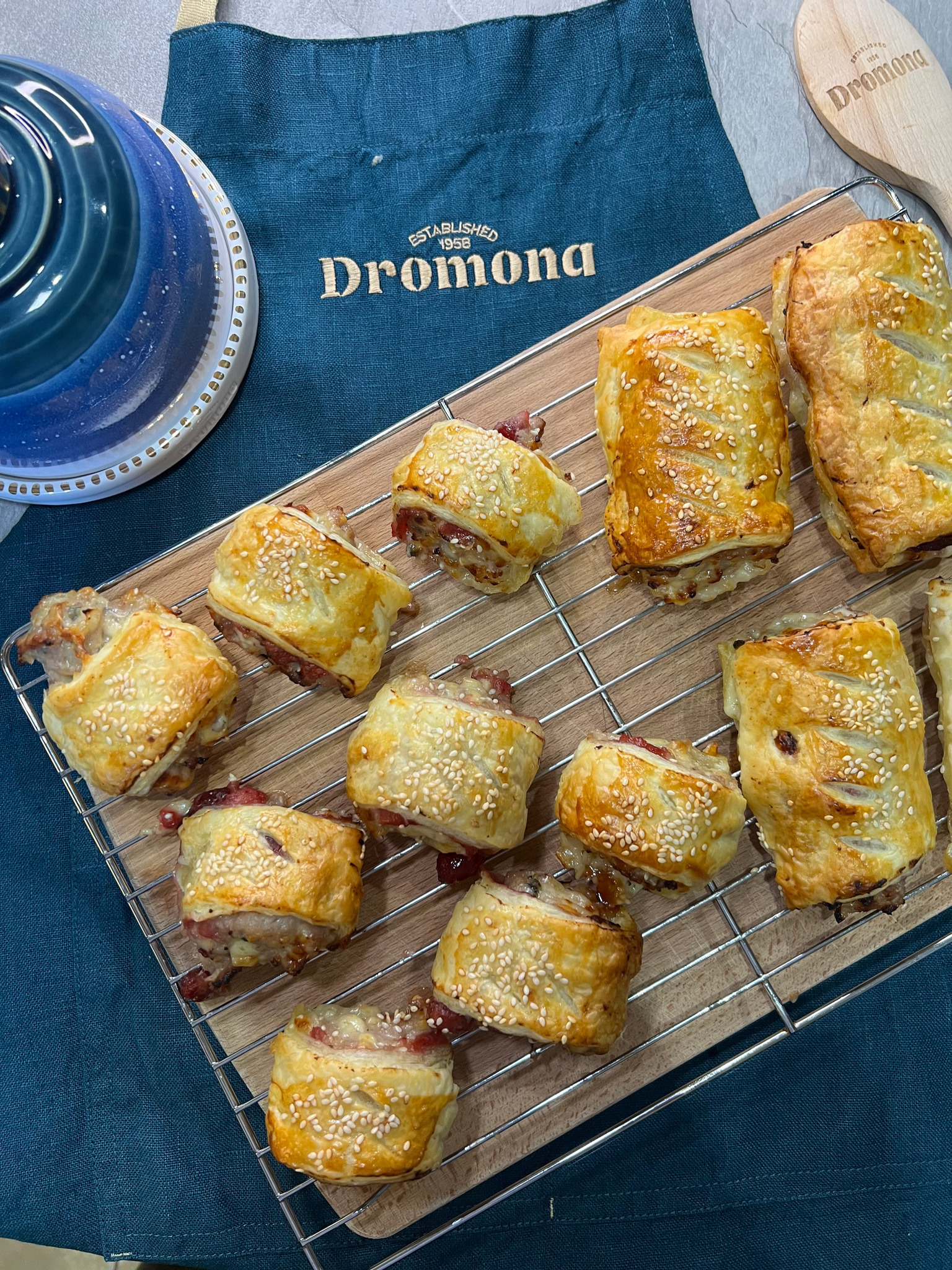 Darragh’s Cheese Stuffing Sausage Rolls