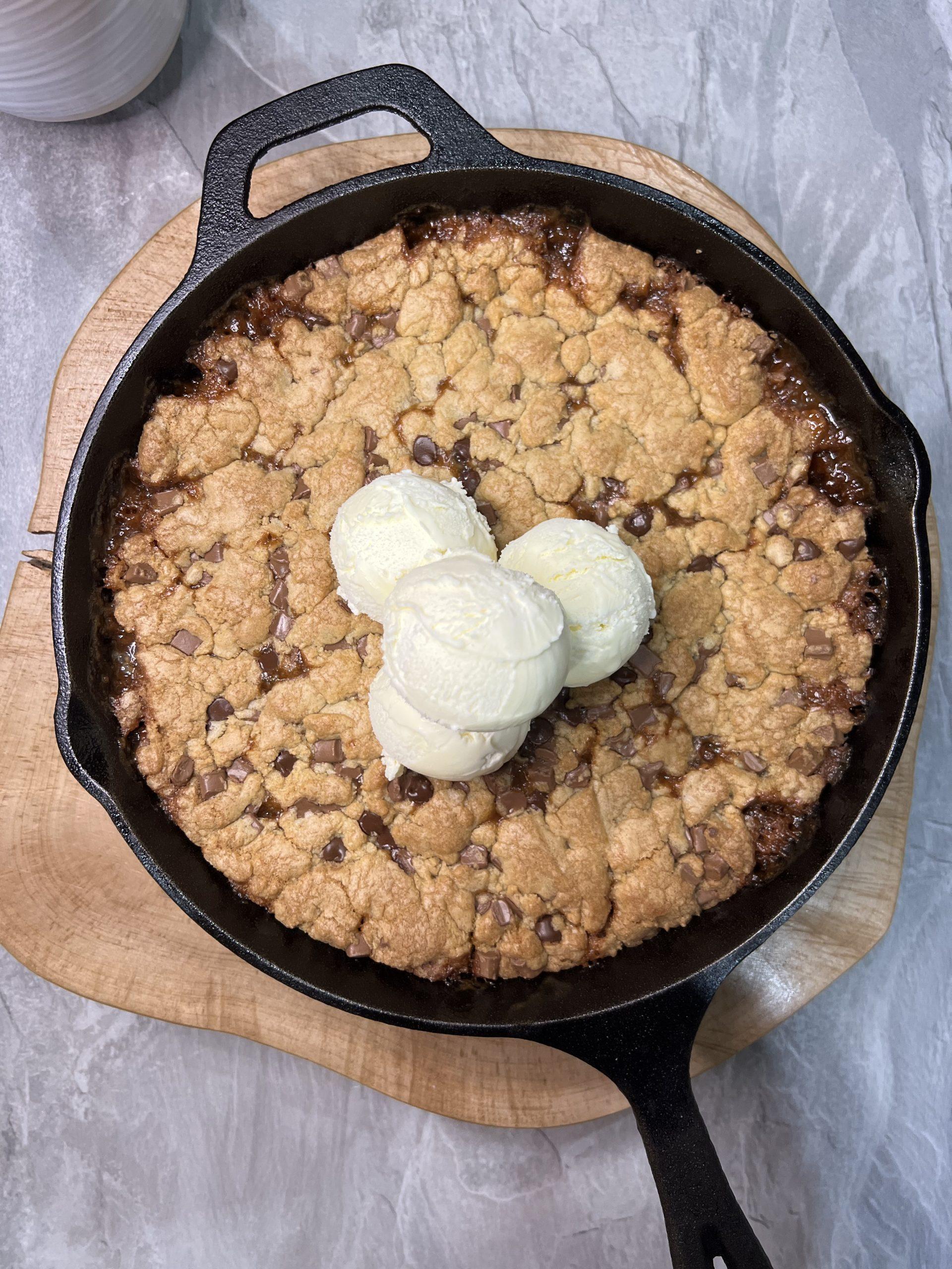 Darragh’s Salted Caramel Skillet Cookie